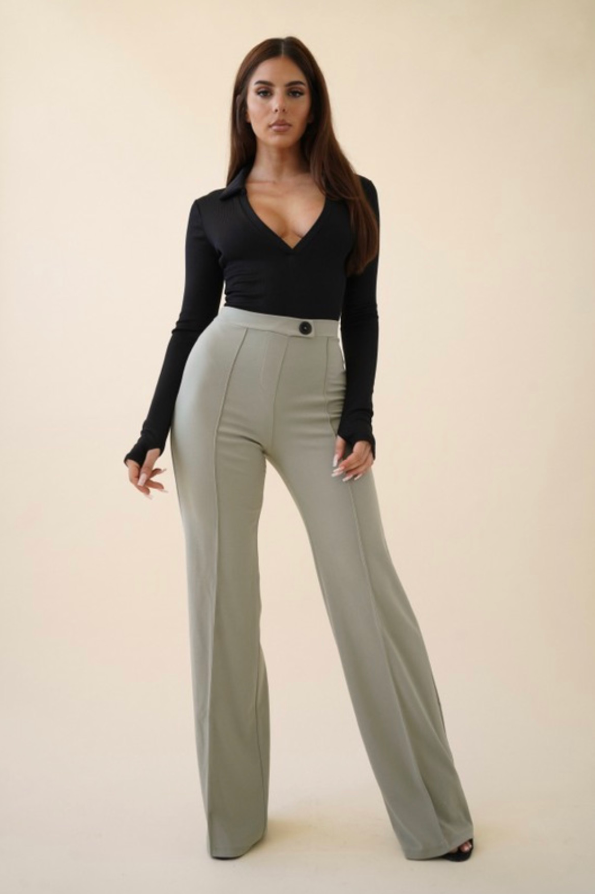 Alyssa High Waisted Dress Pants – Miss Kay's Kloset