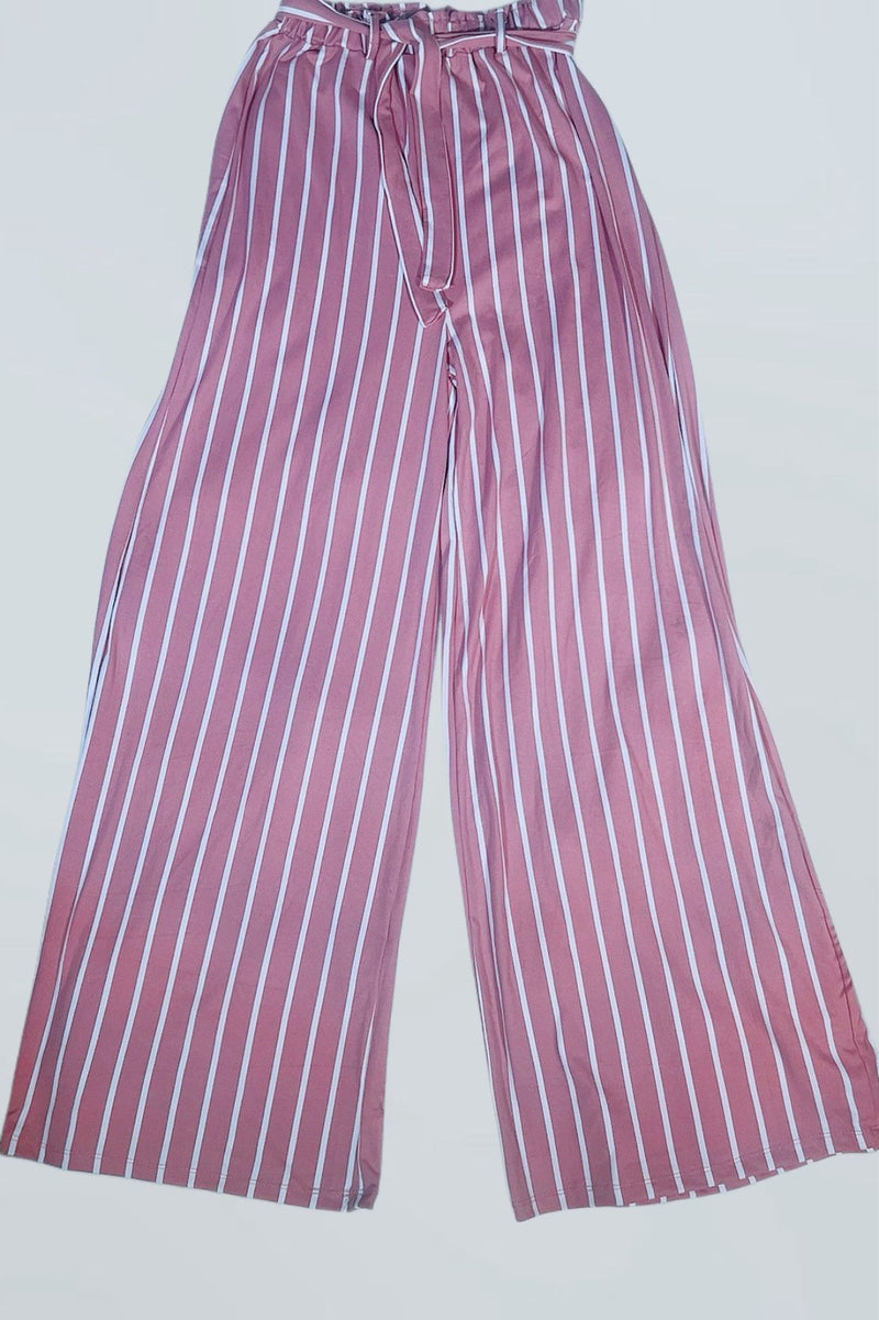 The Essential Pinstripe Wide Leg Pant