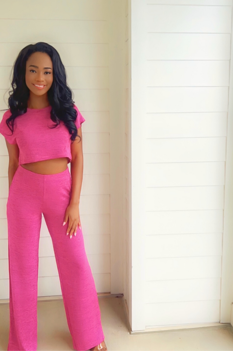 Out on the Town - Pink 2 Piece Set