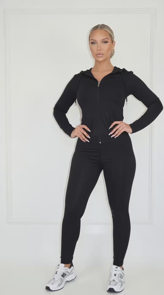 The Serena 2 Piece Set (Black)