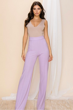 Vanessa High Waisted Lavender Dress Pants